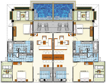 Floor Plan - Penthouse Pool Suite